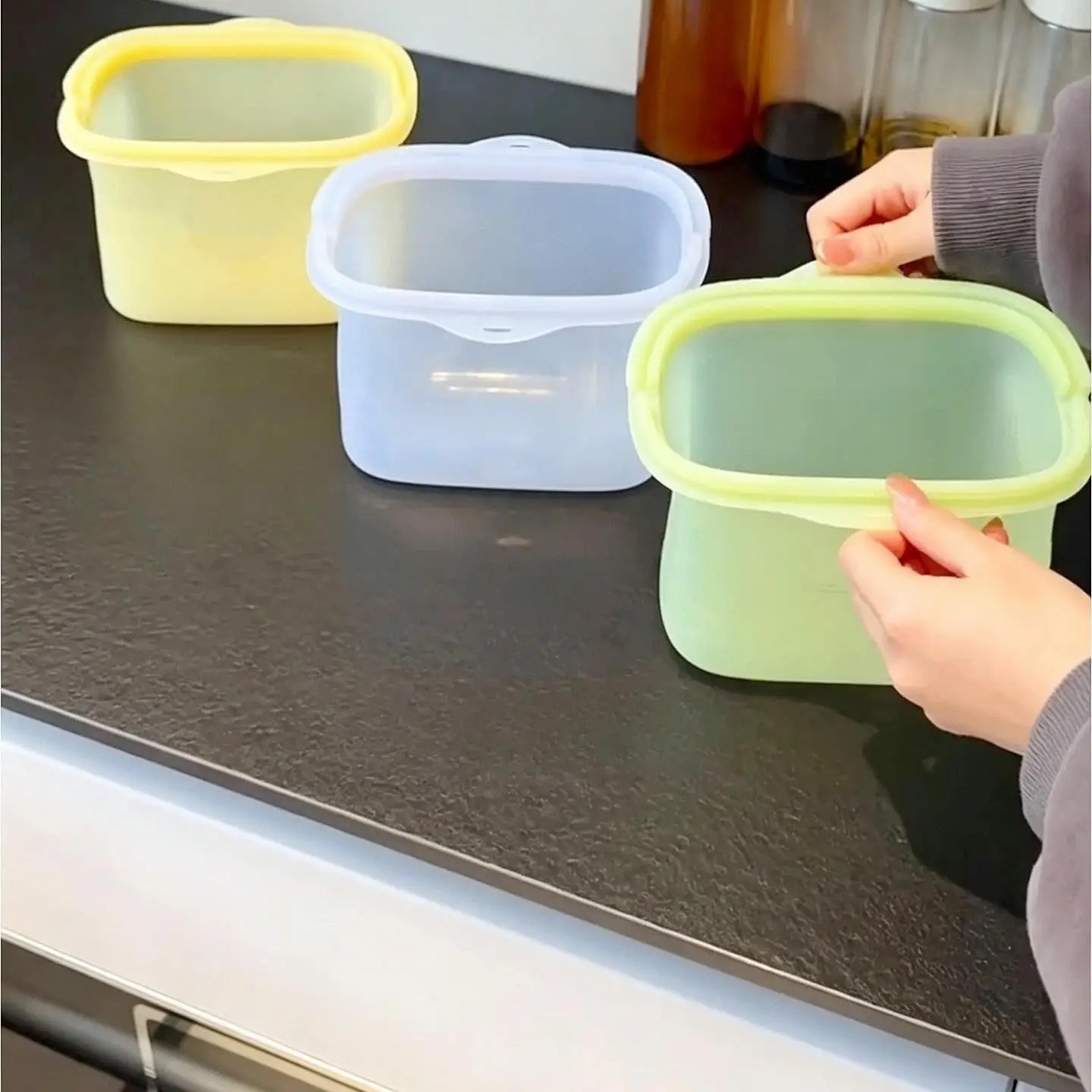MealSaver – Praktisk og genanvendelig – Opbevaringspose af silikone til mad