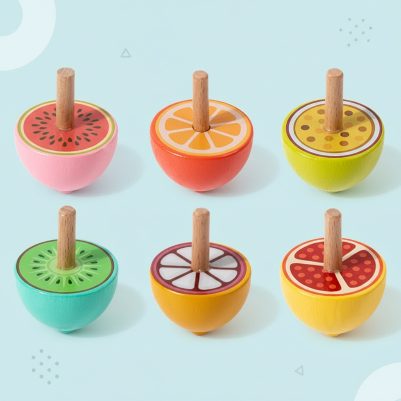 ColorSpin – Træ & Leg – Træ Fidget Tol