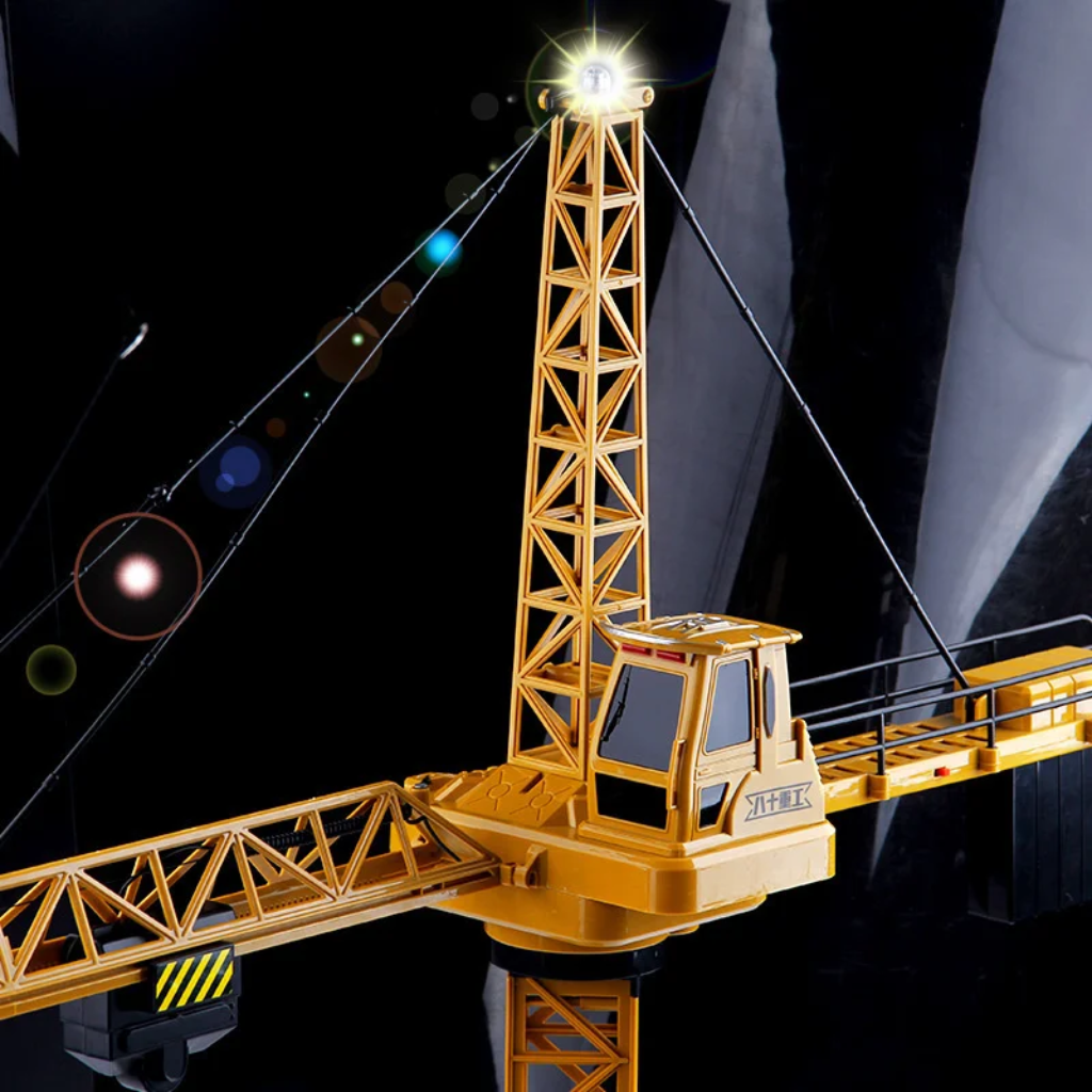 CranePro – Interaktivt og realistisk – fjernstyret legetøj i form af en tårnkran