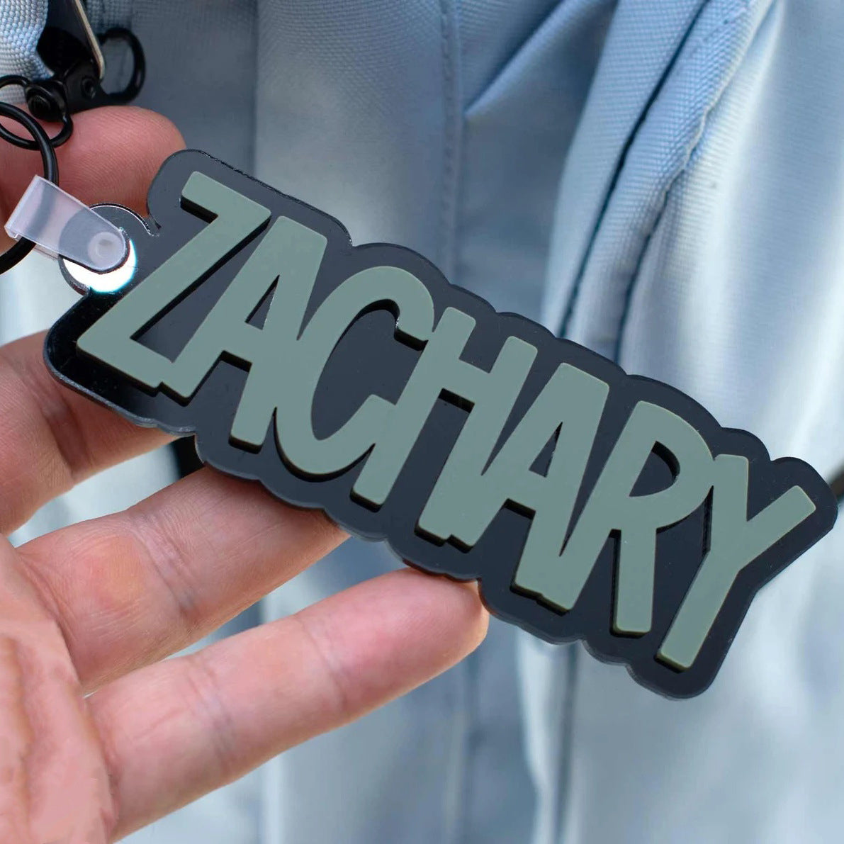 Custom Acrylic Keychain – Til tasker og nøgler –  Personlig nøglering