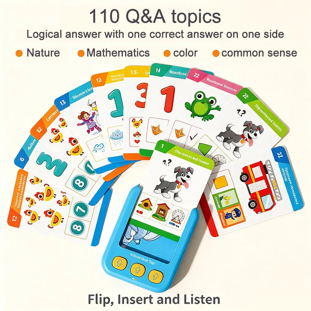 TalkyCards – Interaktivt og lærerigt – Talende flashcards til børn
