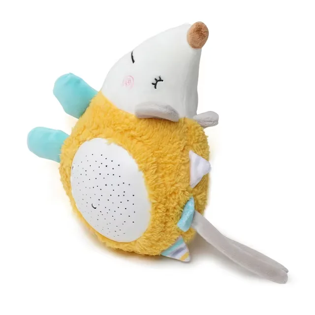 StarPlush – Blød og beroligende – krammedyr med natlampe-projektor