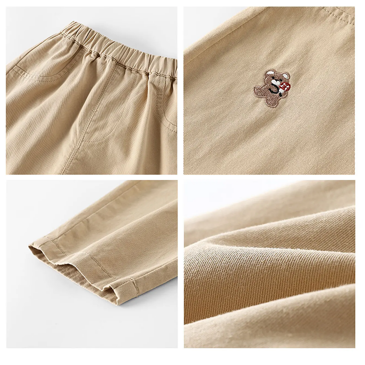 LittlePatch – Blødt og behageligt – Børnebukser med broderede detaljer