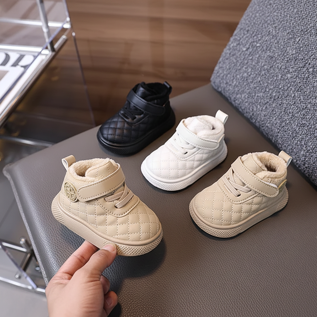 WarmWalk – Komfortable & trendy – vinterstøvler til børn med plysforing