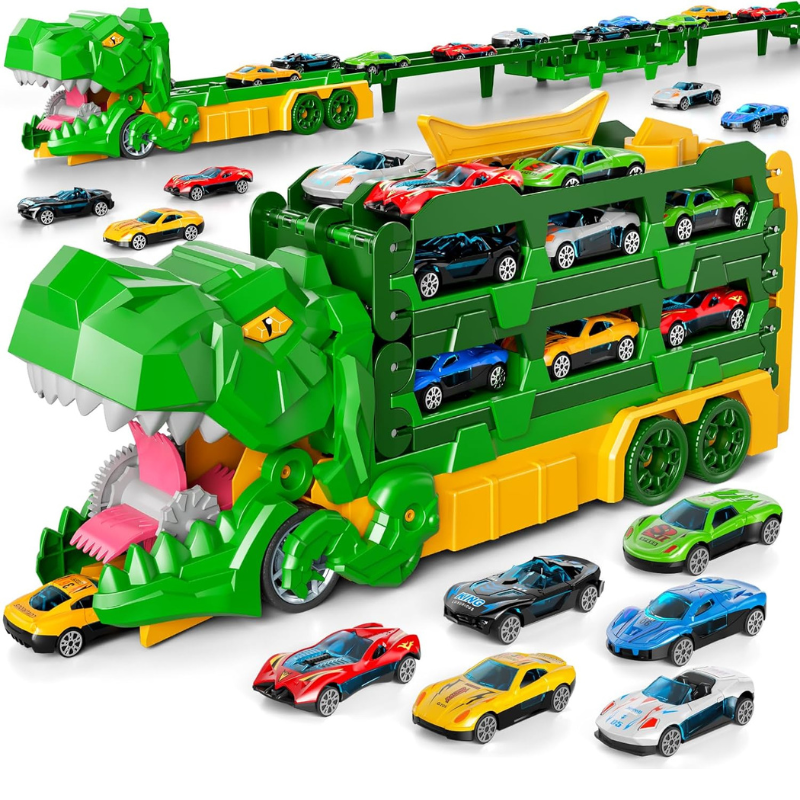 JurassicTruck™ – Cool & sjov – sammenklappelig Dino-transportvogn