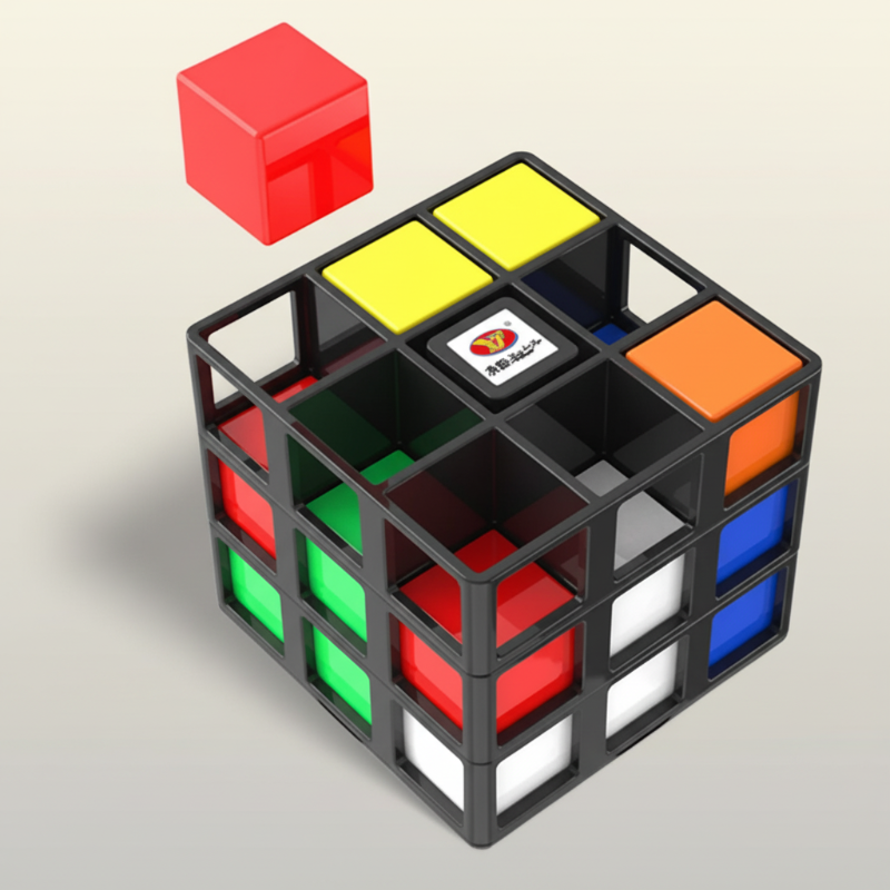 Magic Cube 3x3 – Lærerigt & udfordrende – Puslespilskube