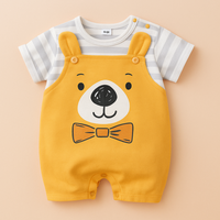 Thumbnail for Mini Fashion™ - Komfort til hver eneste nat - Kortærmet pyjamasbodysuit