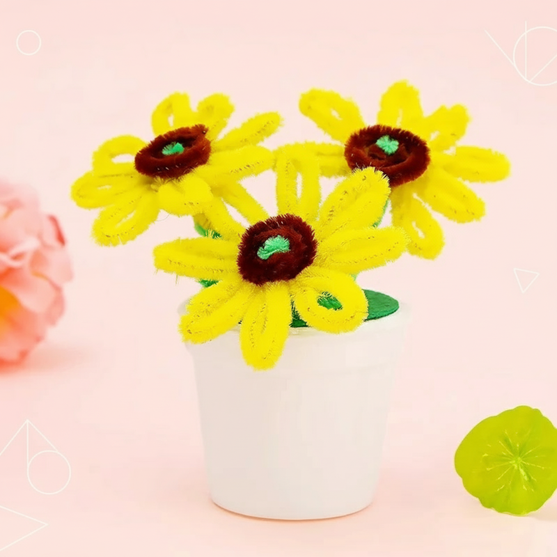 CraftBloom – Farverigt & kreativt – DIY blomsterpotte-håndværkssæt