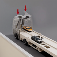 Thumbnail for CarHauler – Legende & eventyrligt – Biltransportør-legesæt med racerbiler