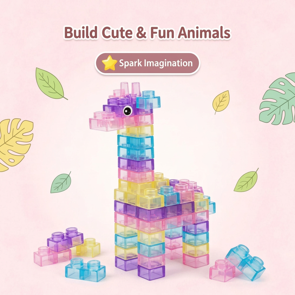 JellyBuild – Blødt & kreativt – Fleksible gelé-byggeklodser