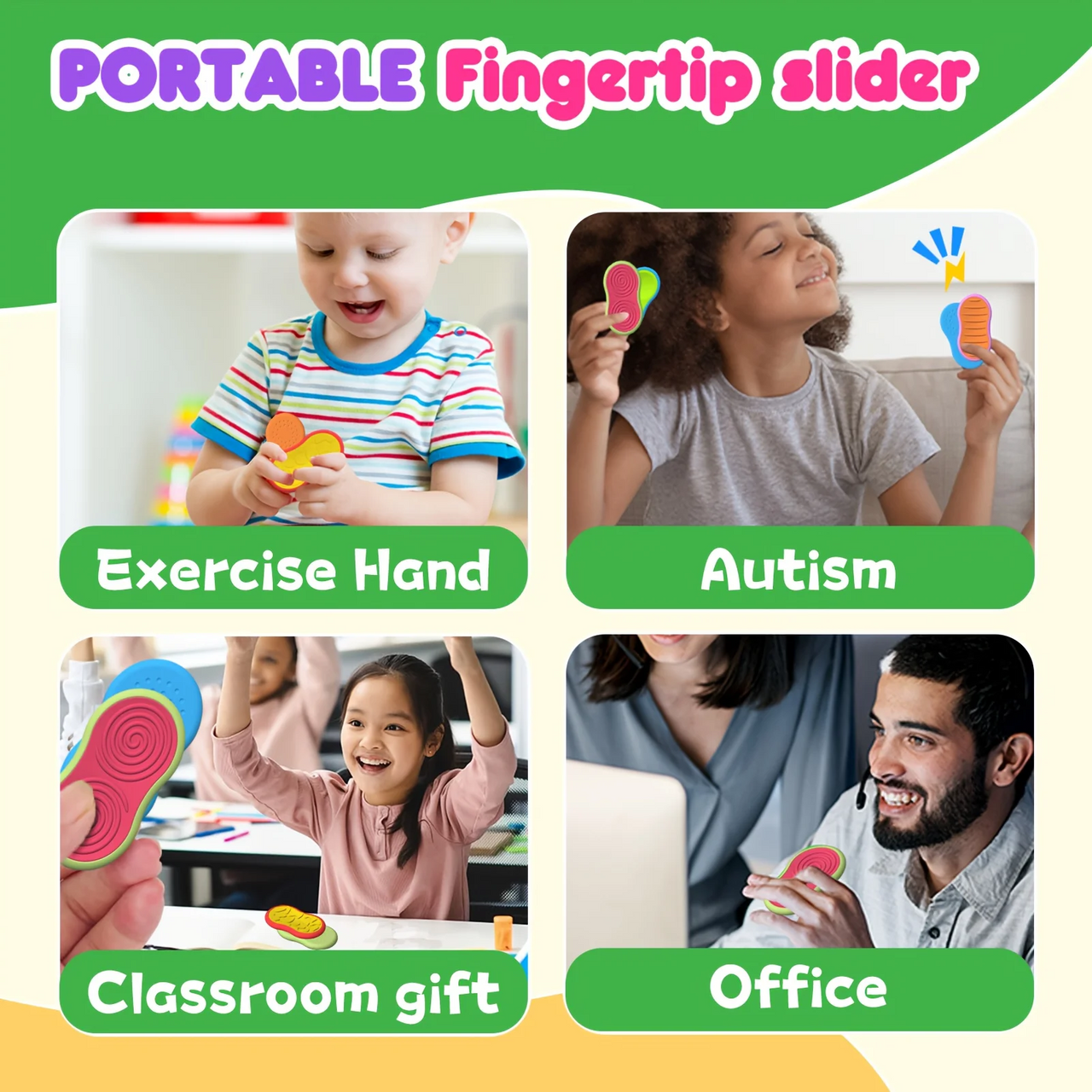 SensorySlide – Beroligende & interaktivt – magnetisk fidget-legetøj