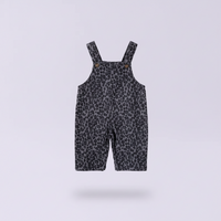 Thumbnail for LeopardChic – Trendy og behagelig – Pige-overalls med leopardmønster