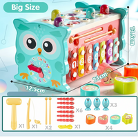 Thumbnail for Montessori Hammering Toy – Motorik & læring – 8-i-1 legesæt