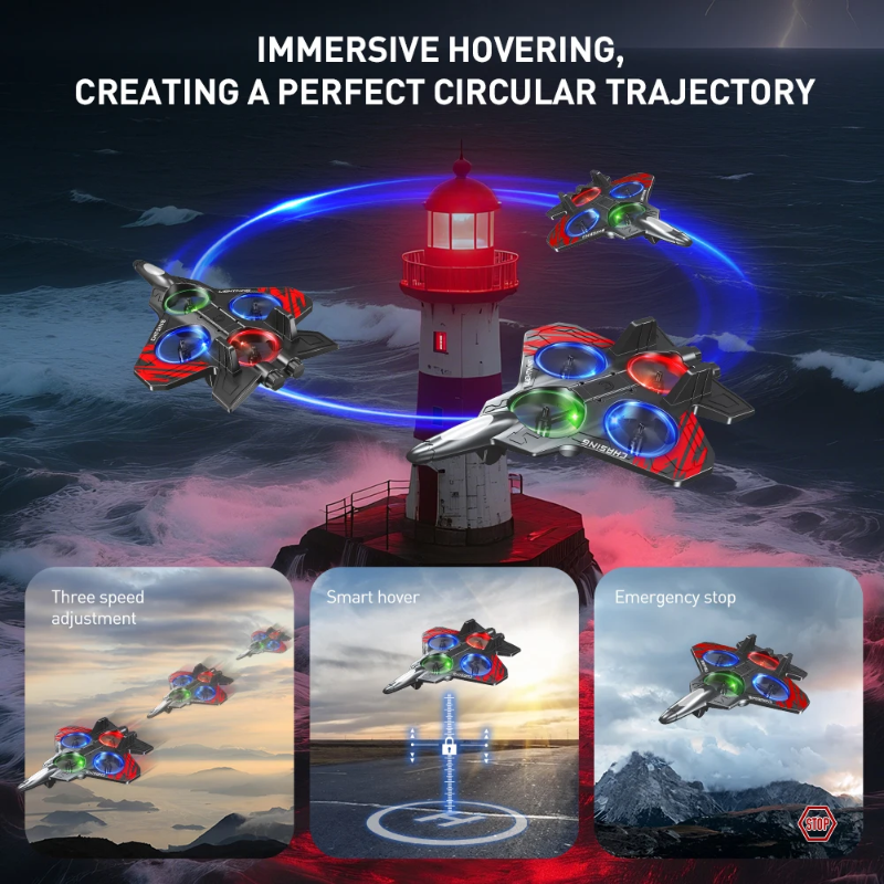 AeroBattle – Action & sjov – RC-stuntfly med lys