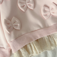 Thumbnail for LittleAngel – Blødt & stilfuldt – Babysæt med sweater og bukser med elastik