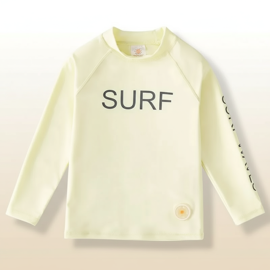 SunShield – Beskyttende og fleksibel – Surf-shirt til børn med lange ærmer og UPF 50+