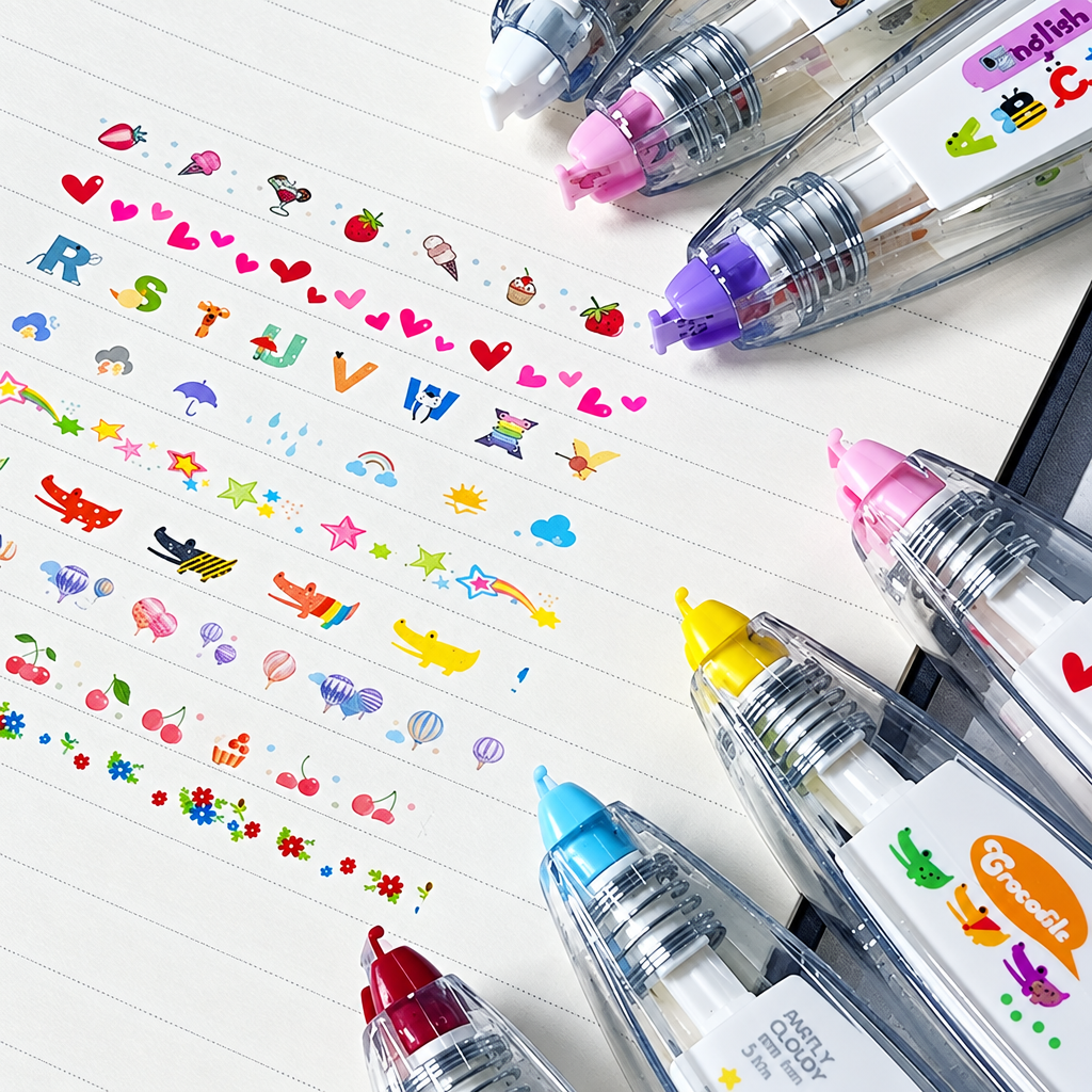 DoodleTape – Dekorativ tape-rulle til journaling og håndarbejde