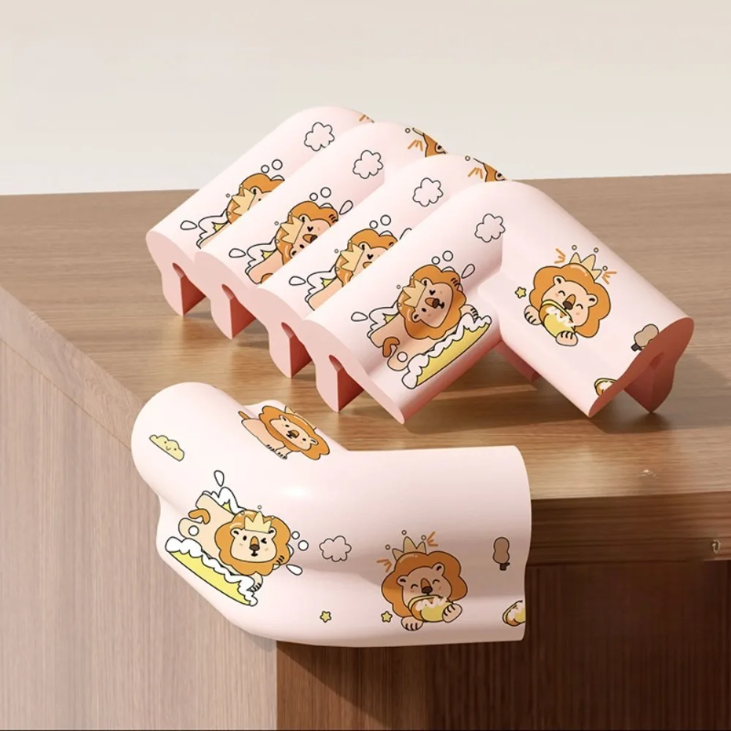 Desk Edge Guard Set – Sikker & blød – Hjørnebeskyttere (sæt med 5)