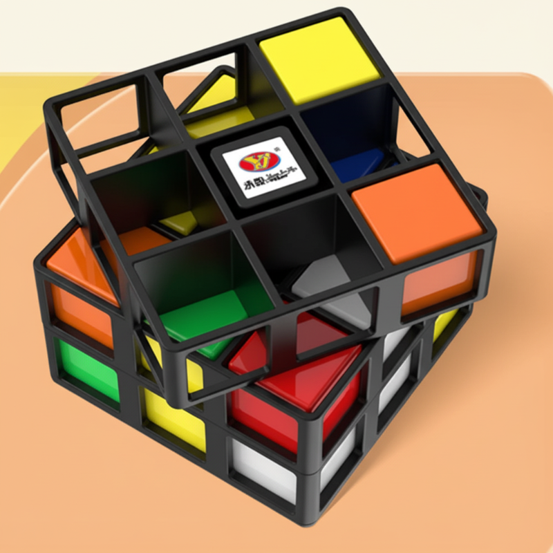 Magic Cube 3x3 – Lærerigt & udfordrende – Puslespilskube