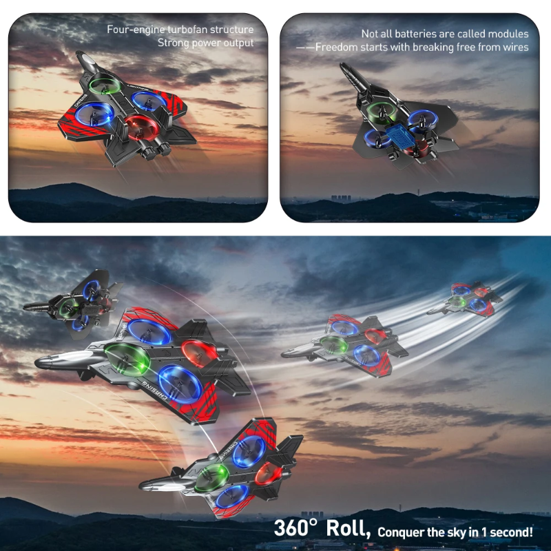 AeroBattle – Action & sjov – RC-stuntfly med lys