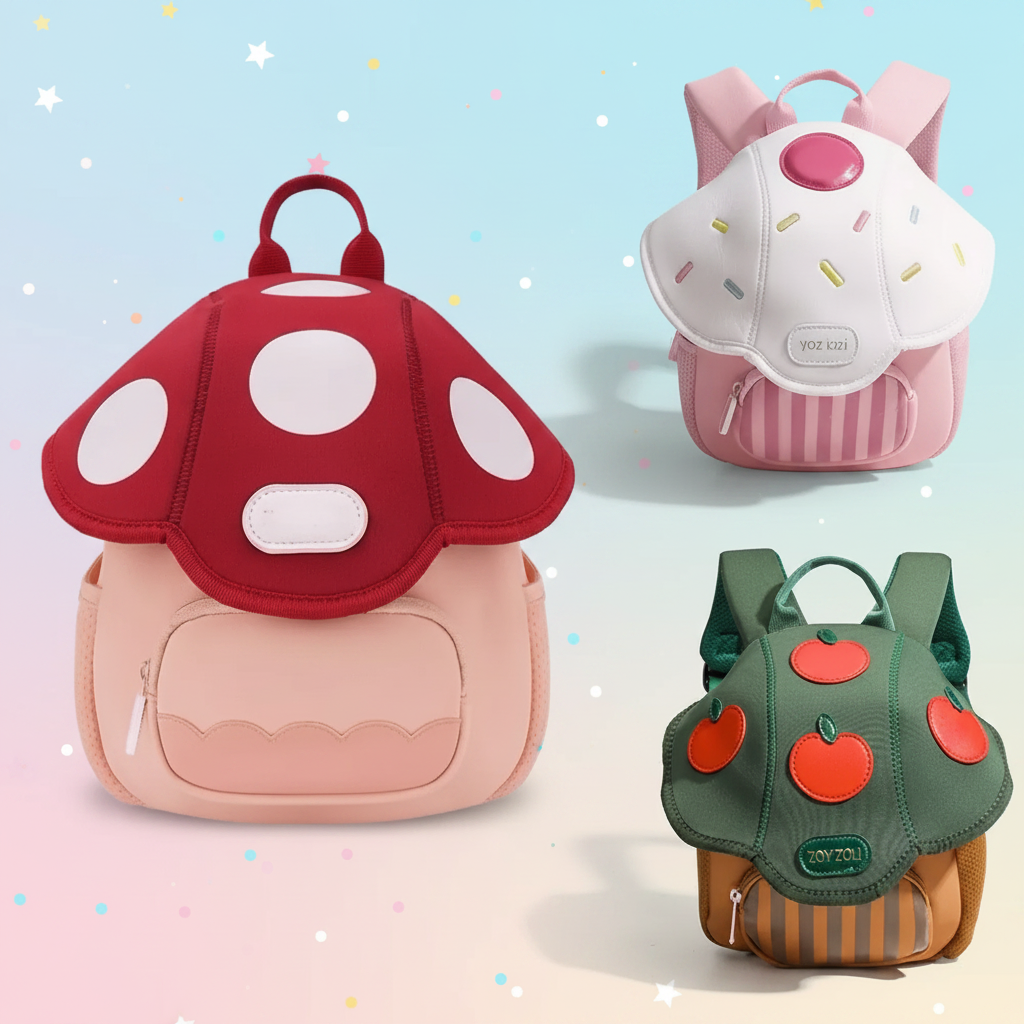 MushroomPack – Sødt & praktisk – design af børnerygsække