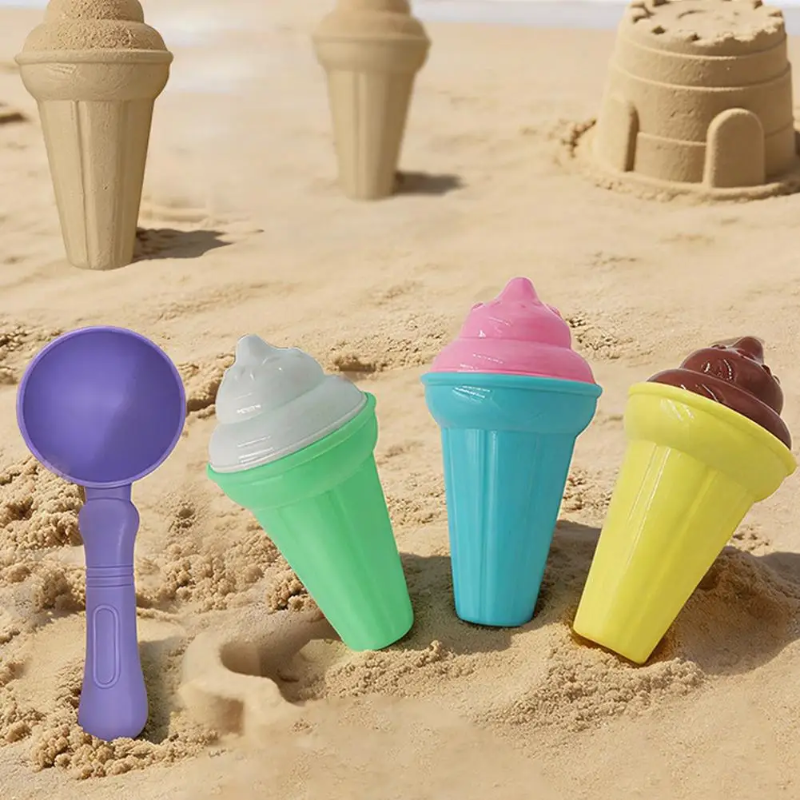 BeachFun – Sandleg & Kreativitet – Strand-is-skovl-legesæt