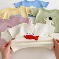 Thumbnail for LittlePatch – Tegneserie & Sjov  – Børnet-shirt med tegneserie-patches