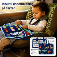 Thumbnail for 7-in-1 Busy Board – Motorik & læring – Aktivitetstavle