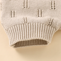 Thumbnail for MiniCozy – Blødt og behageligt – Strikkede baby-overalls med hue