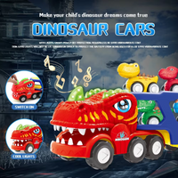 Thumbnail for DinoDrive – Kreativt & eventyrligt – 5-i-1 lastbil-legesæt
