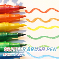 Thumbnail for ArtShine – Farverigt & sprudlende – Sæt med dobbeltsidede glitter- og lysende tuschpenne