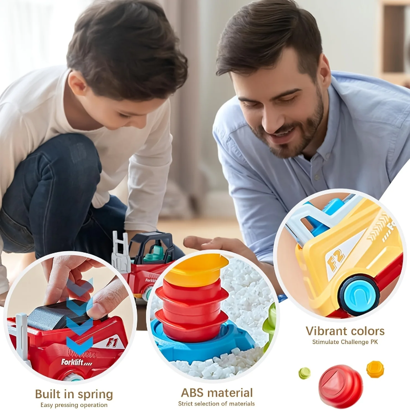 LittleBuilders – Interaktivt & sikkert – Gaffeltruck-legesæt
