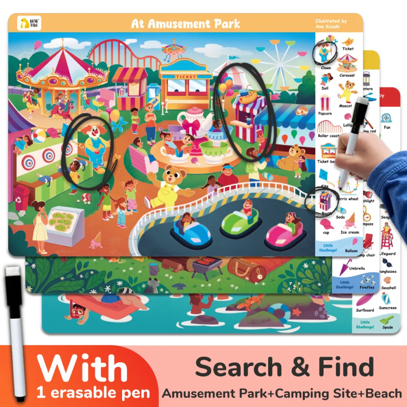 Search and Find Game – Læring & leg – Aktivitetsbog