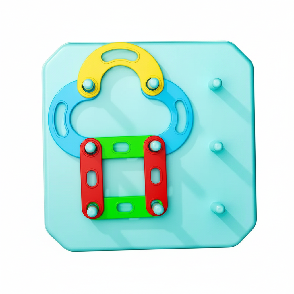 ShapeGenius – Kreativt & lærerigt – Geometrisk pegboard-puslespil