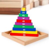 Thumbnail for TinyMath – Lærerigt & pædagogisk – Regnetavle af træ med tal