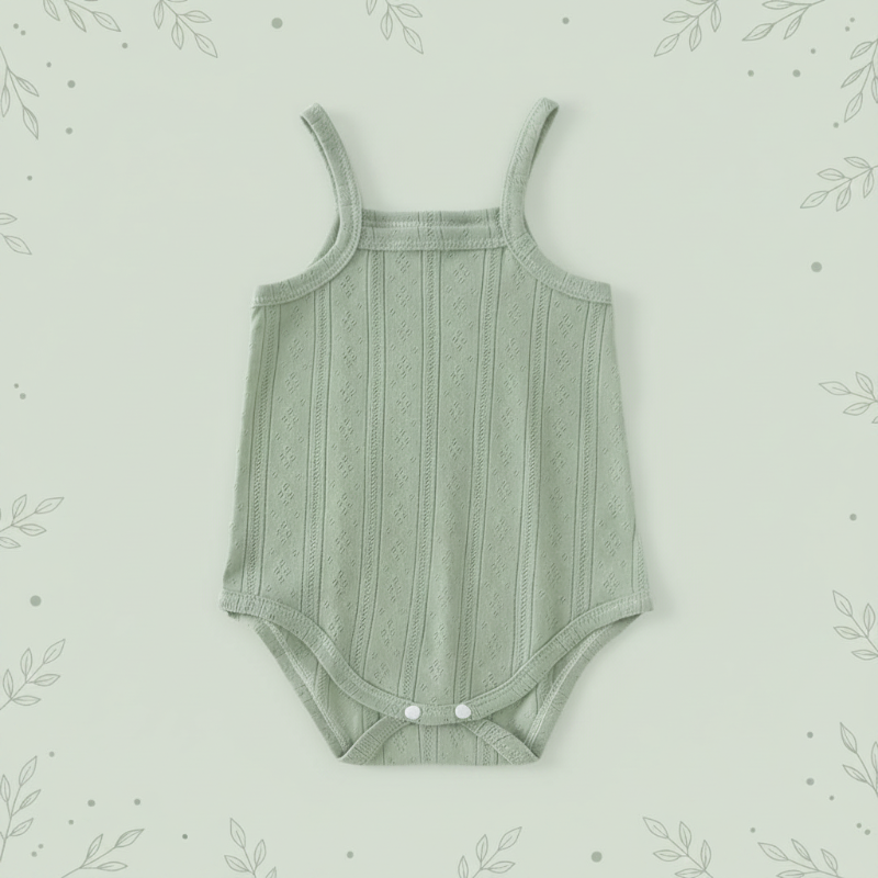 Summer Bodysuit – Let og behagelig – strikket babybody