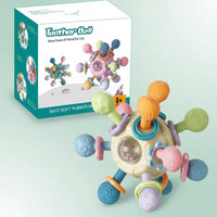 Thumbnail for CalmChew – Blød og sikker – 3-i-1 silikone-bidring