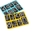 Metal Puzzle Ring Set™ - Metal Puzzle Fun - Puslering