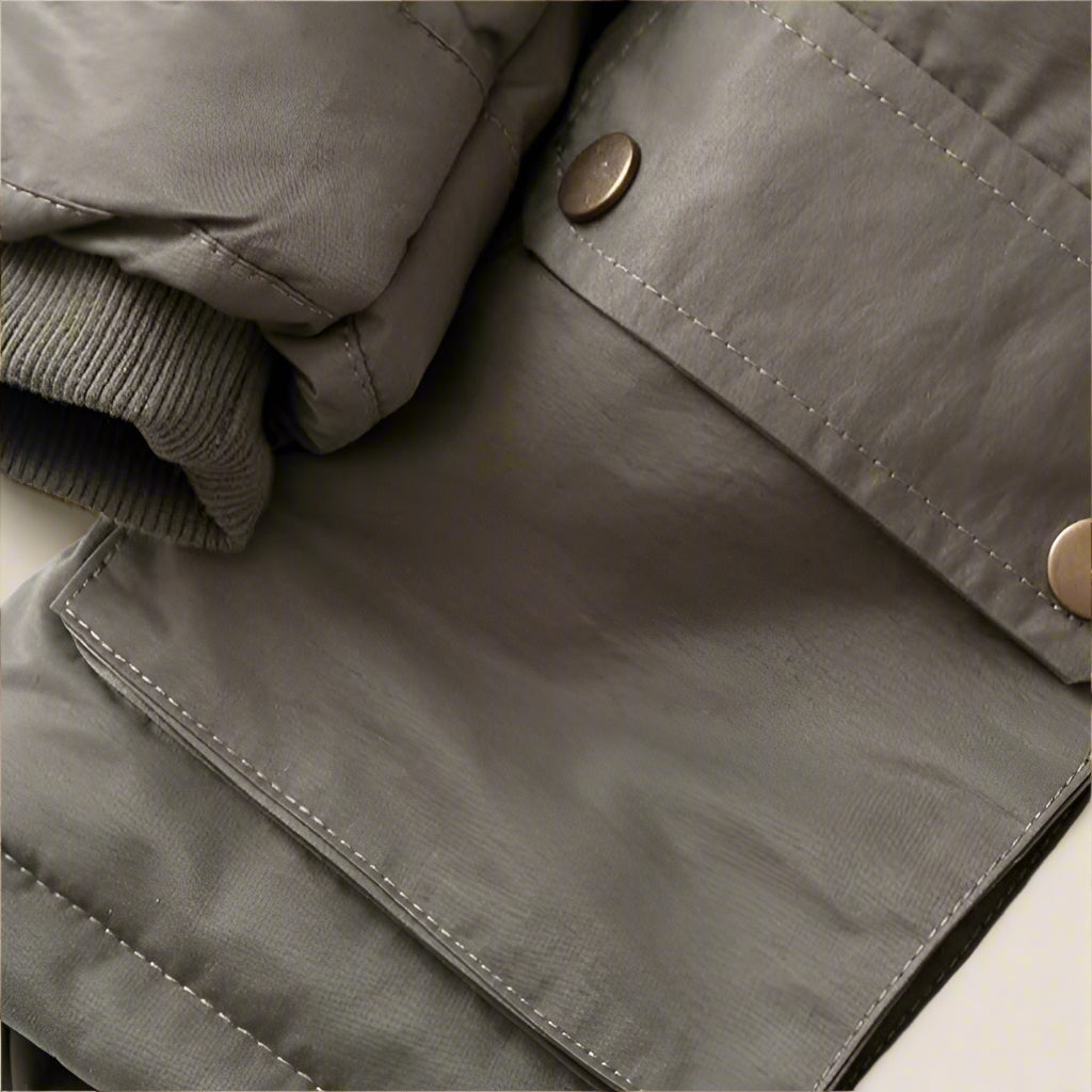 CozyTrend – Elegant og varm – Parka vinterjakke med pelskrave