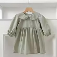 Thumbnail for Mini Fashion™ - Kjole - Beige mønsterKomfortabel og stilfuld - Forår Romper Kjoler Børn