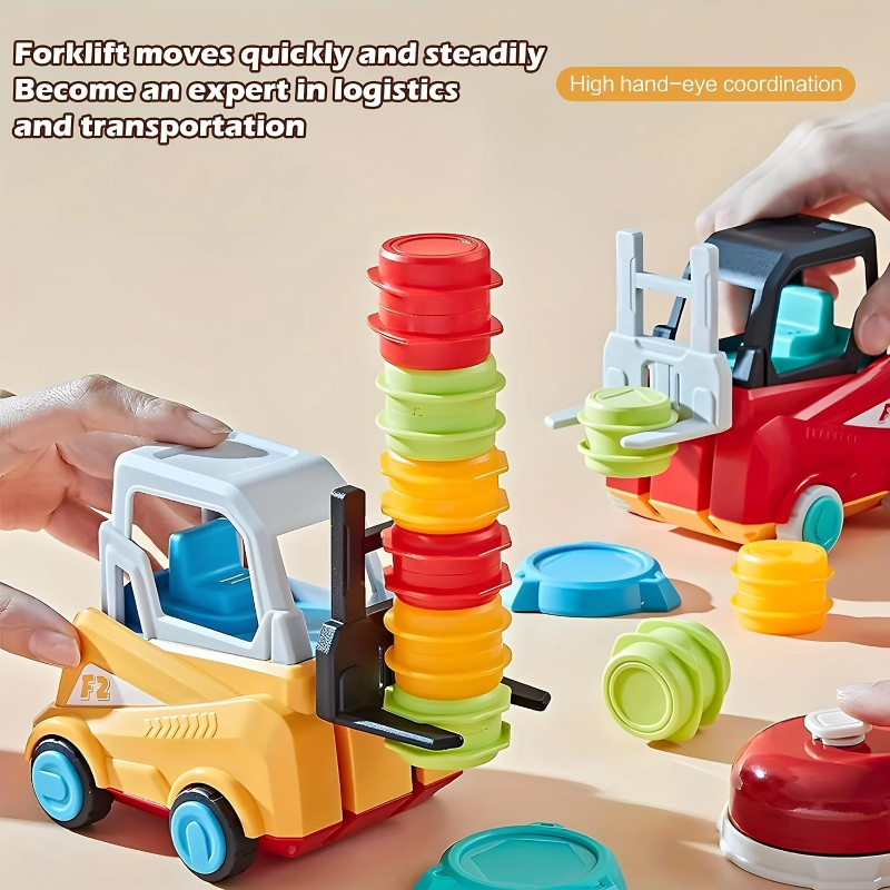 LittleBuilders – Interaktivt & sikkert – Gaffeltruck-legesæt