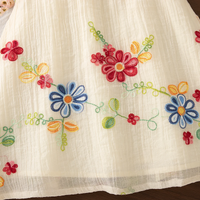 Thumbnail for MiniFlora – Let og charmerende – Broderet kjole til små piger