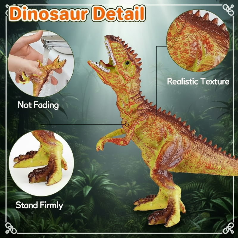 DinoWorld – Kreativt & realistisk – Dino-hoved-legesæt