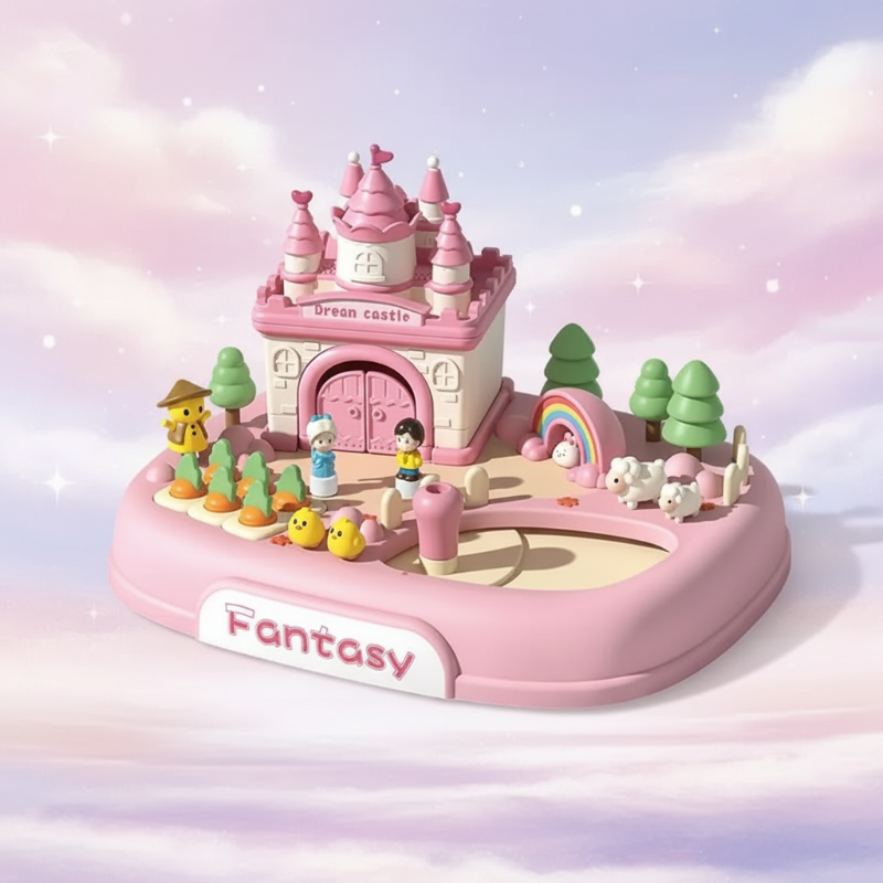 Magnetic Princess Castle – Kreativt & magisk – magnetisk dukkehus-legesæt