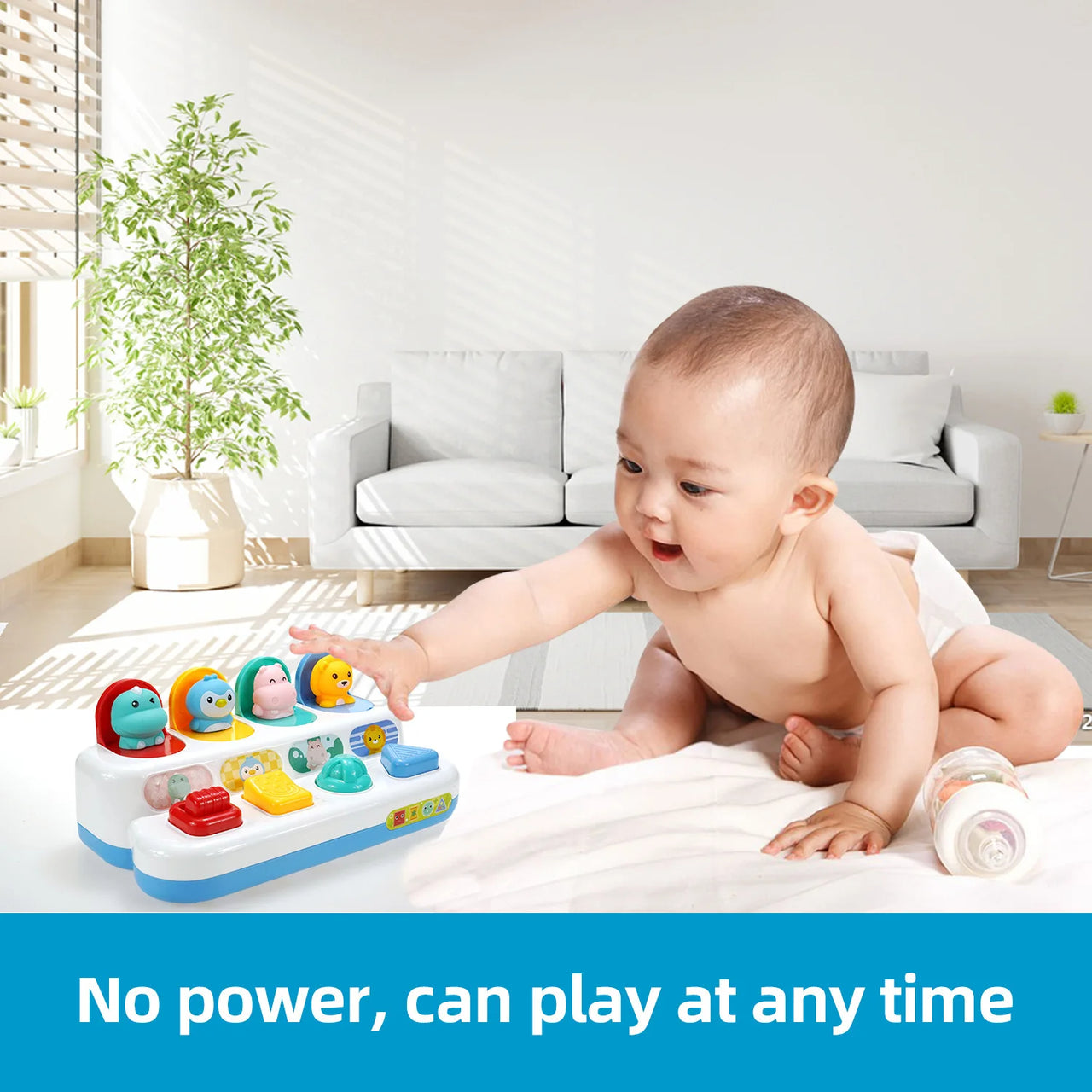 Baby Button Toy™ - sjov med at trykke - Babylegetøj – Min lille Mus