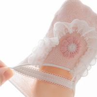 Thumbnail for SweetFeet – Blødt & sødt – babysokker med blomster og blonder
