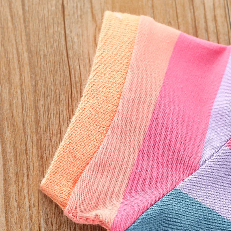 RainbowBabe – Frisk & farverig – Polo-kjole til børn