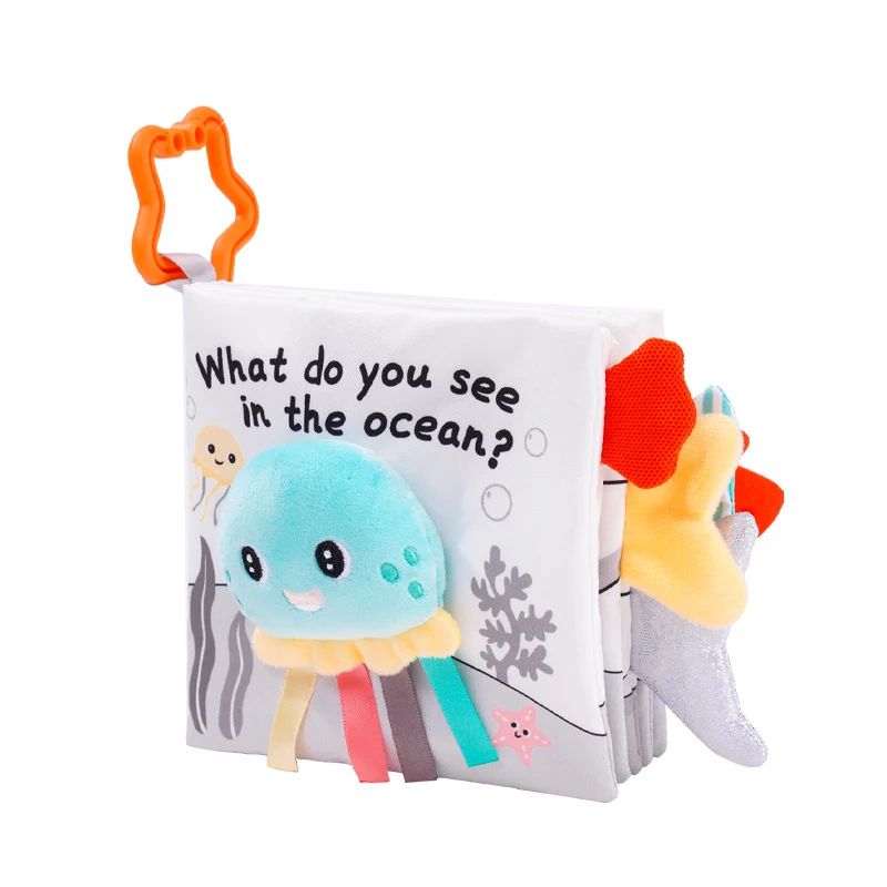 Soft Sensory Book – Mærk og opdag - babyhæfte