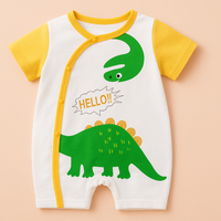 Thumbnail for Mini Fashion™ - Komfort til hver eneste nat - Kortærmet pyjamasbodysuit