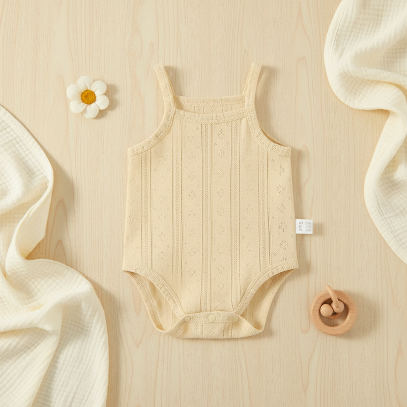Summer Bodysuit – Let og behagelig – strikket babybody